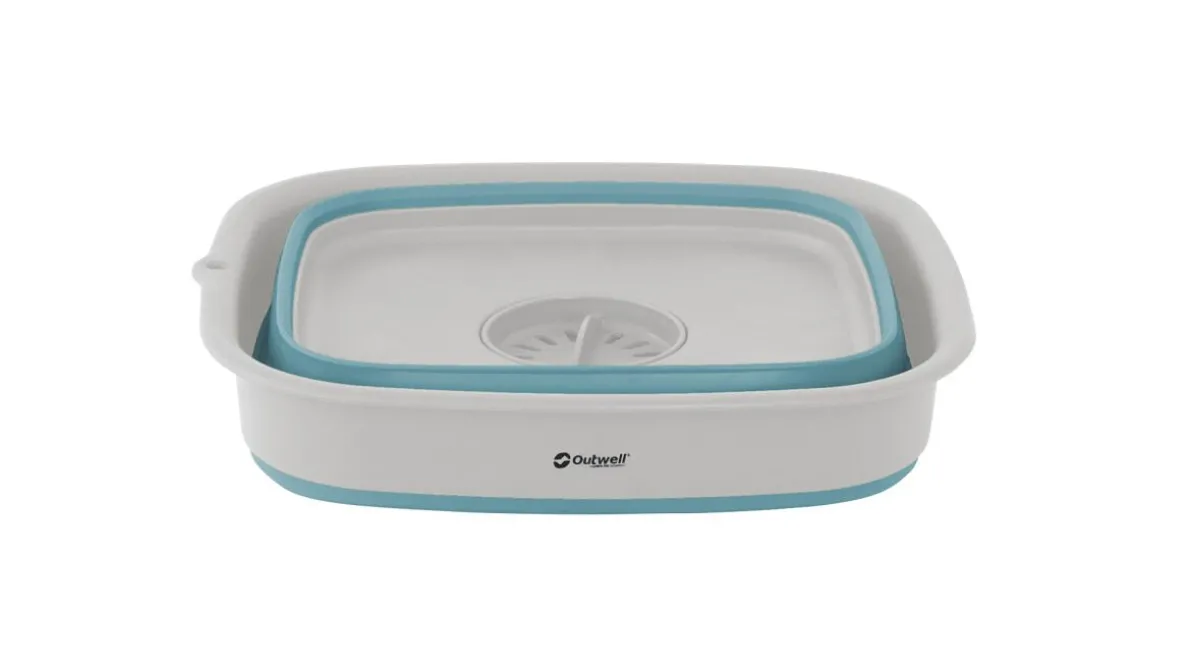 Collaps Waschschüssel m. Abfluss Classic Blue