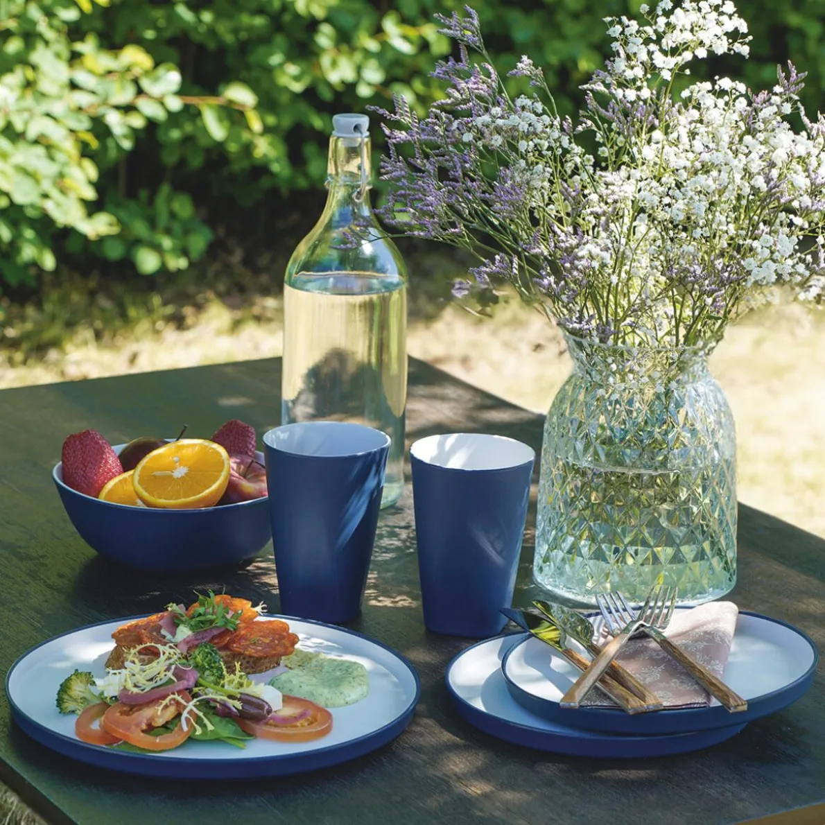 Gala Geschirrr-Set 4 Personen Navy Night