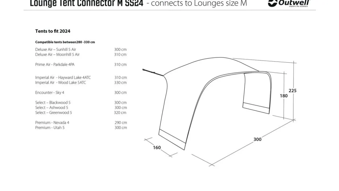 Lounge Tent Connector M