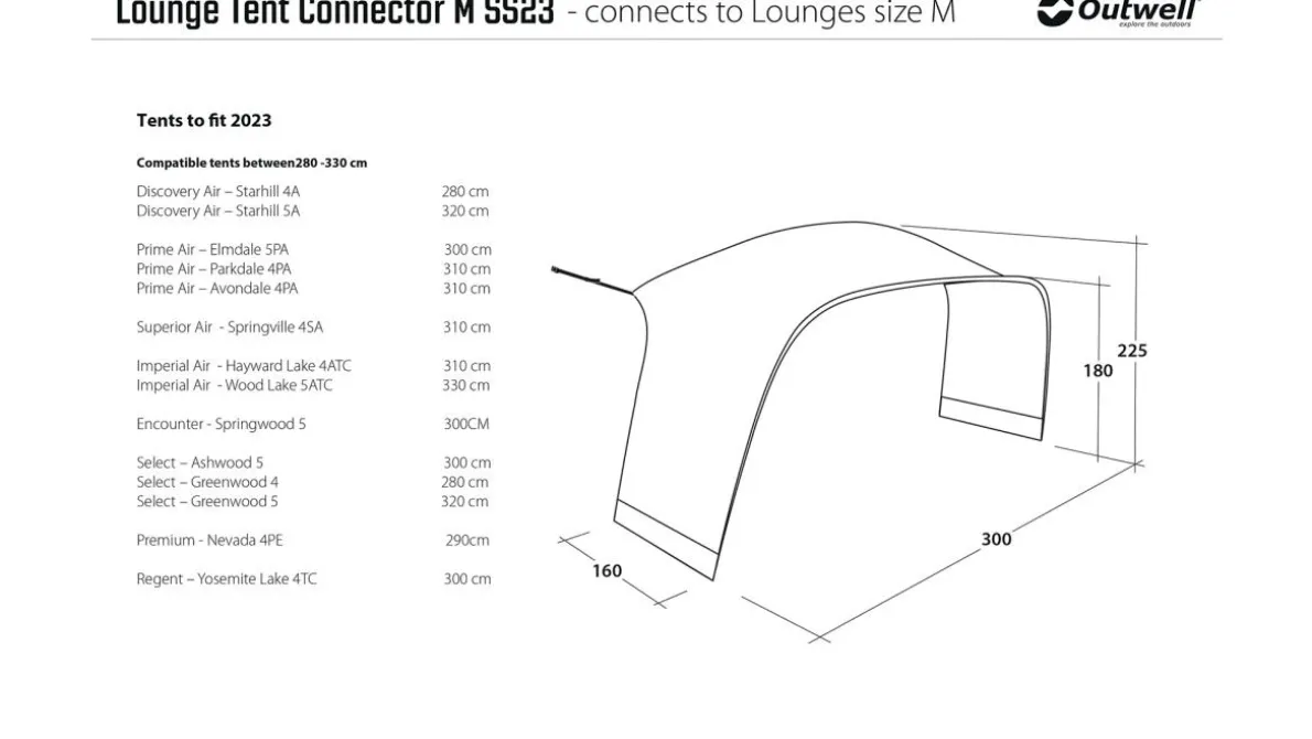 Lounge Tent Connector M