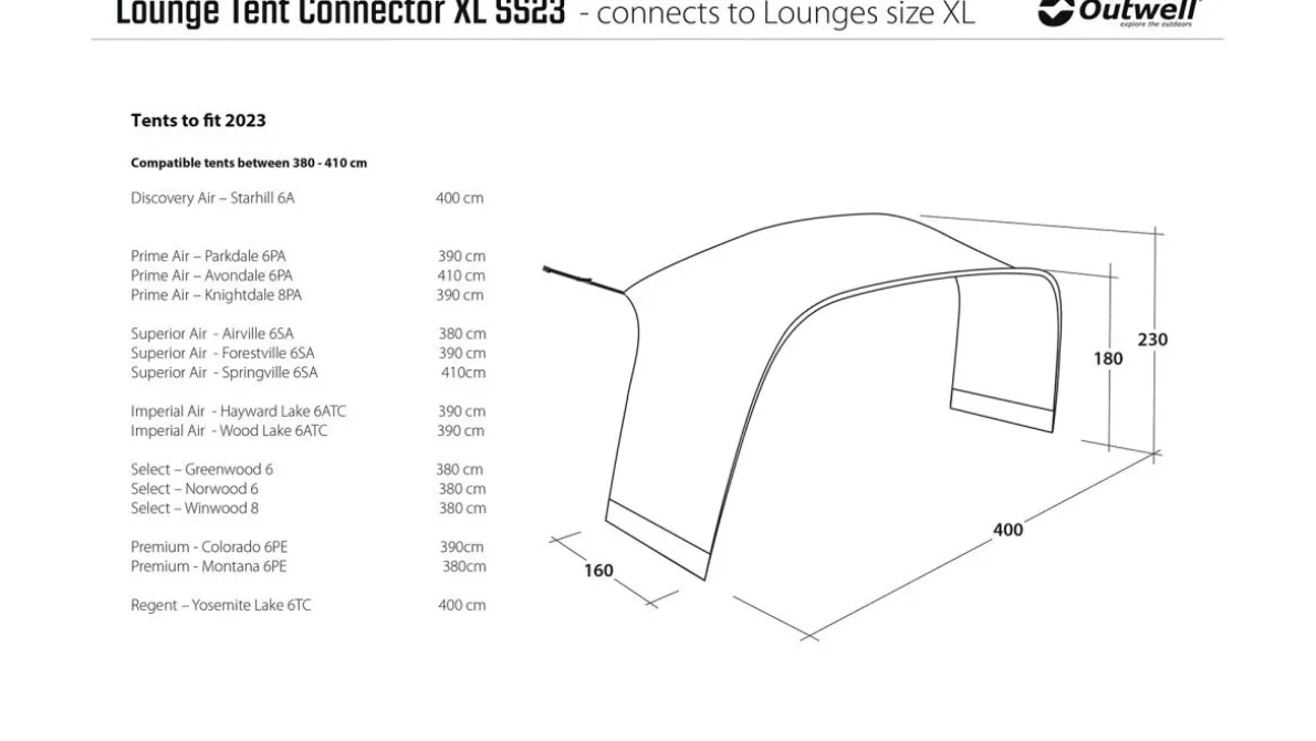 Lounge Tent Connector XL